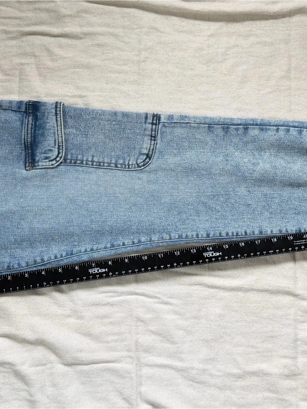 High Rise Cargo Jogger Jeans Acid Wash Balloon Barrel Pants Denim Retro Y2K 80s - Picture 14 of 15